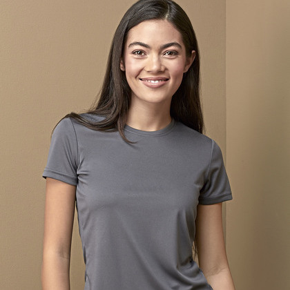 Laufshirt für Damen Grau